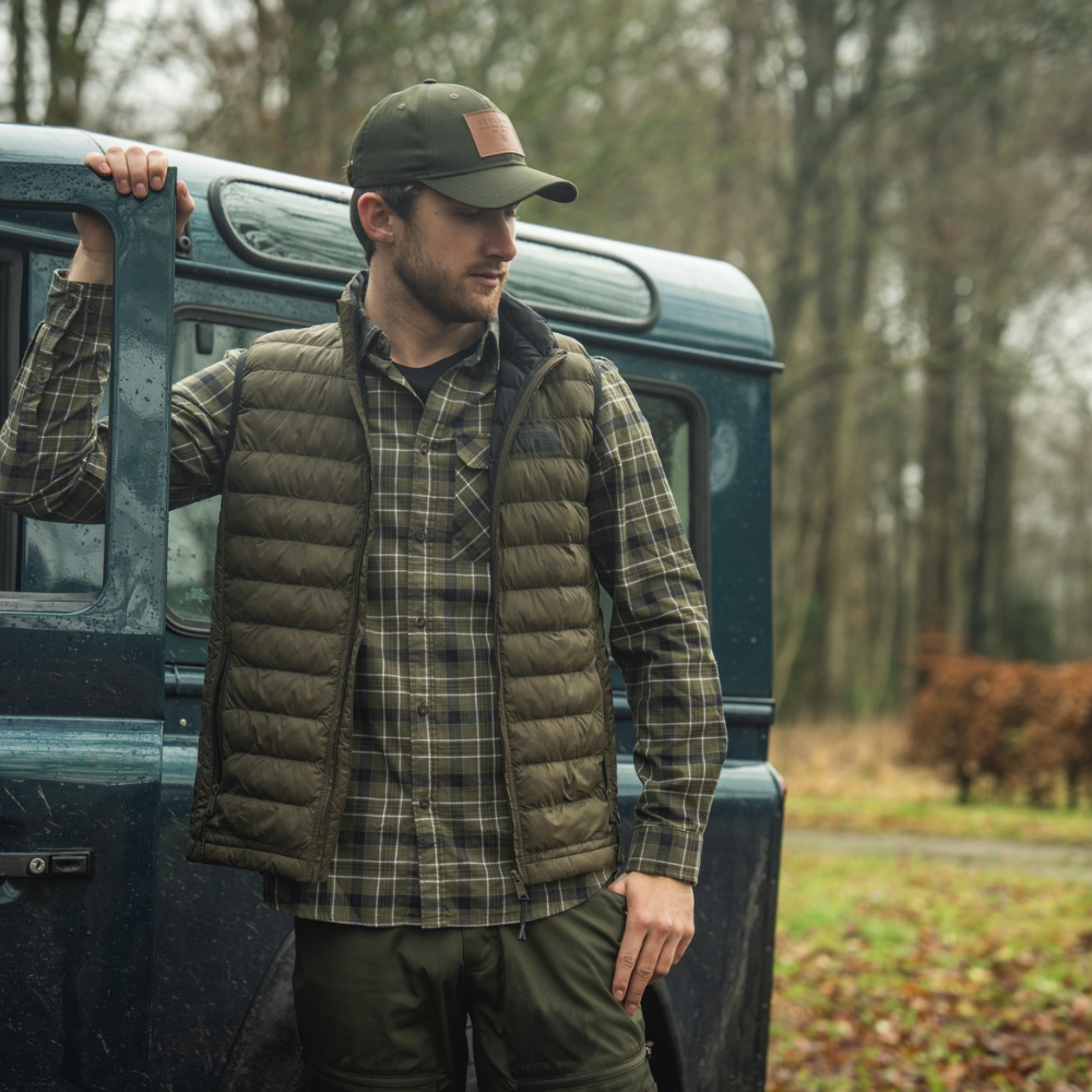 Chemise Glen en Flannel Grape Leaf - Seeland