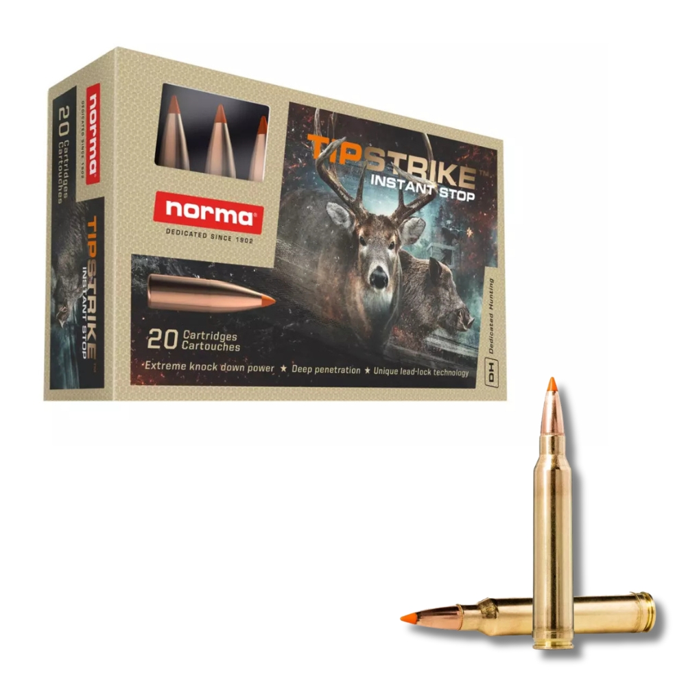 Cartouches x20 TipStrike 6,5 CRMR 9,1g 140gr - Norma