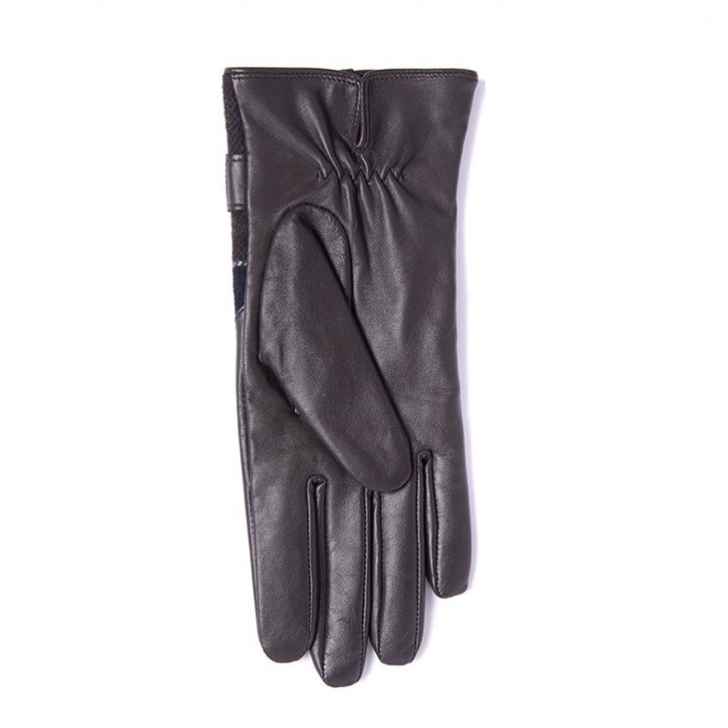 Gants femme Dee en cuir & tartan lgant - Barbour