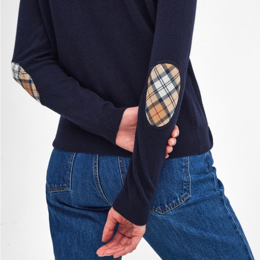 Pull Femme pendle Cardigan Bleu - Barbour