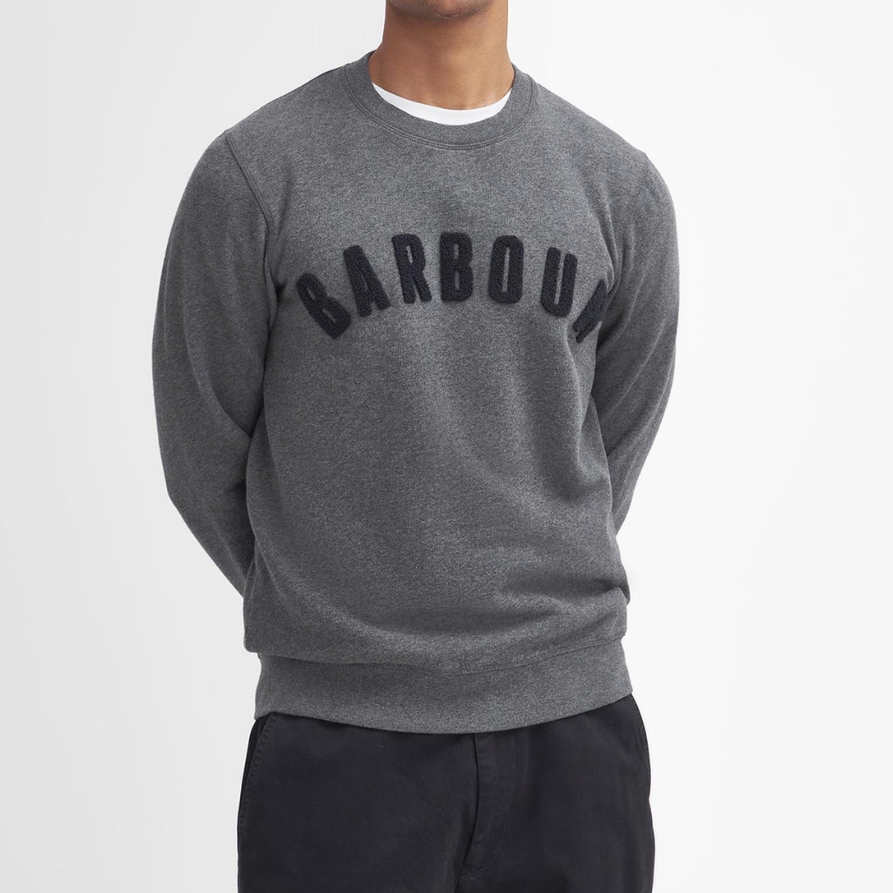 Pull Prep Logo Barbour Gris
