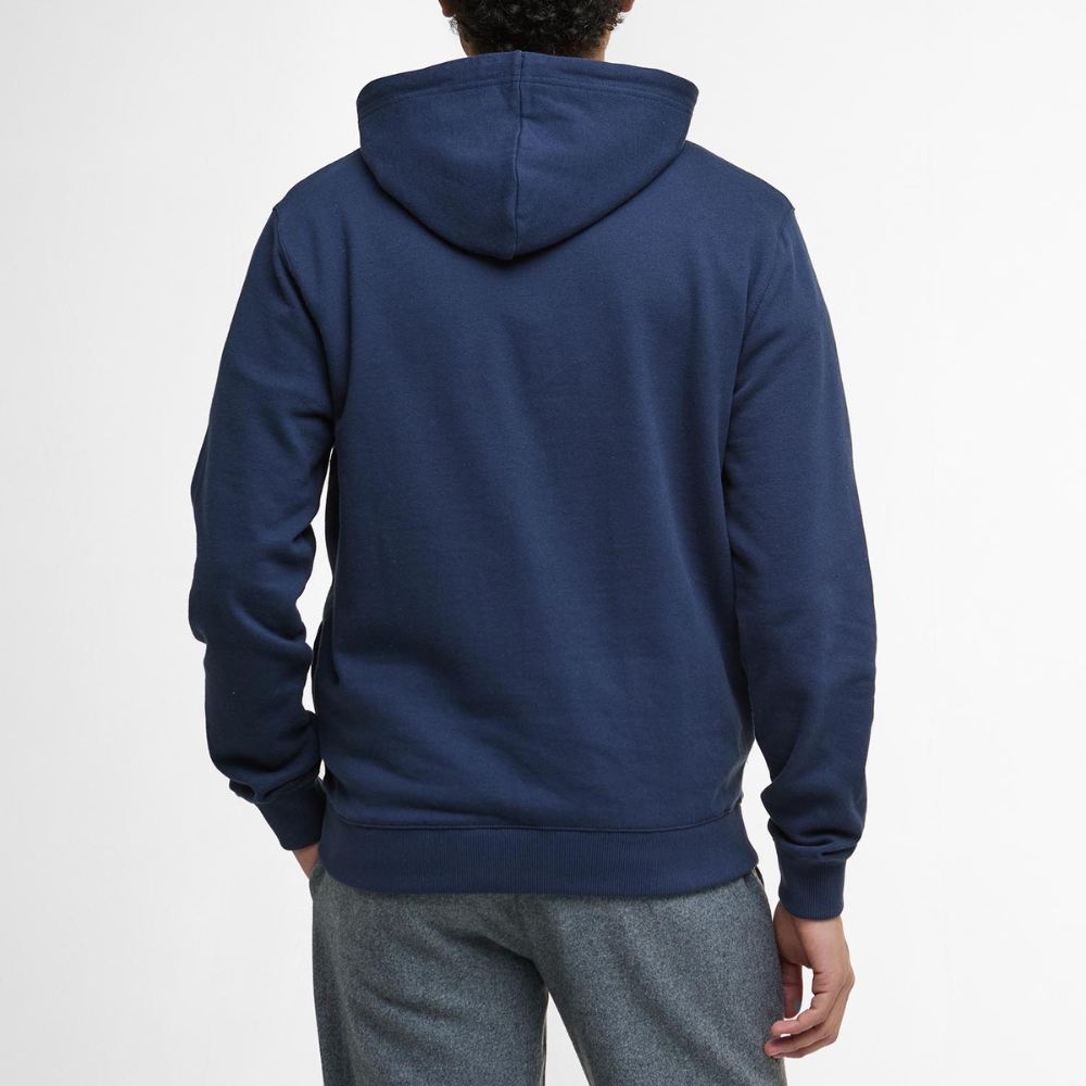 Sweat à capuche Beckhill Bleu - Barbour