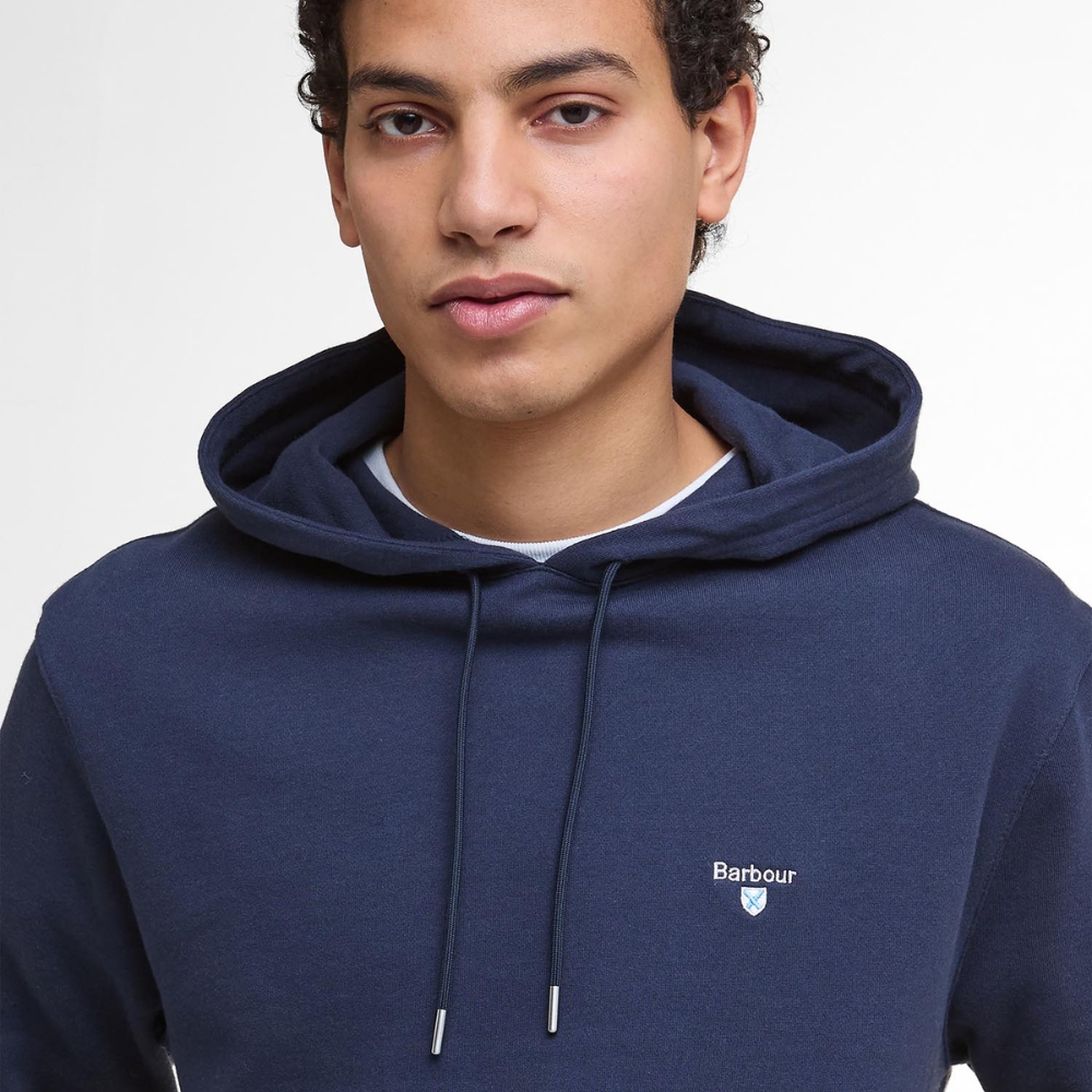 Sweat à capuche Beckhill Bleu - Barbour