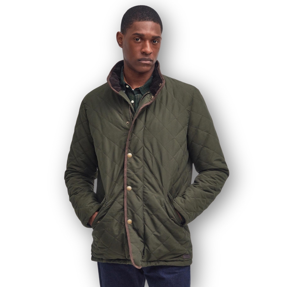 Veste matelasse Shoverler Quilted Jacket Olive - Barbour