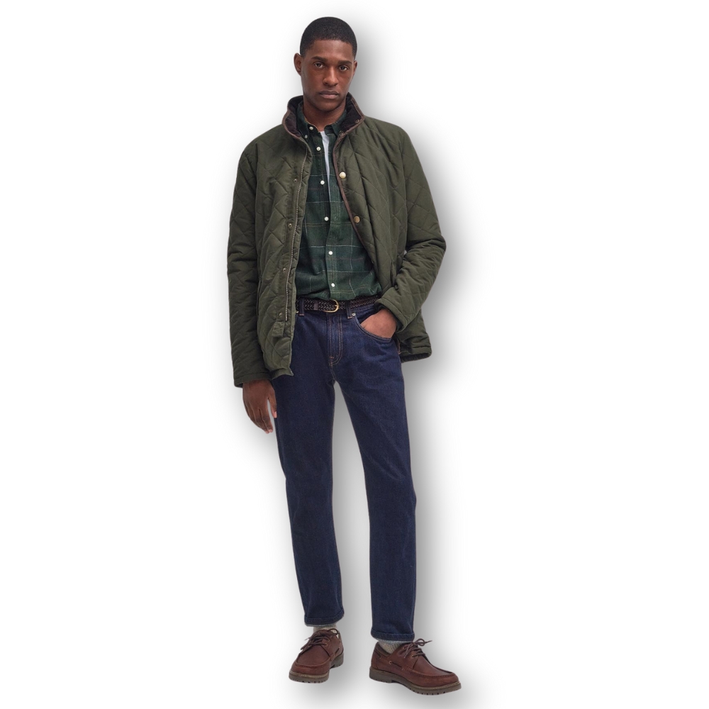 Veste matelasse Shoverler Quilted Jacket Olive - Barbour