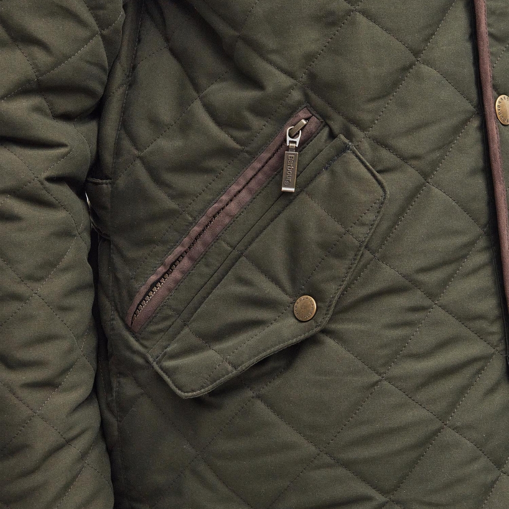 Veste matelassée Shoverler Quilted Jacket Olive - Barbour