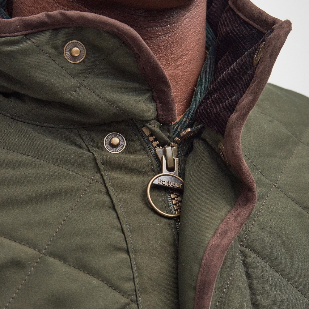 Veste matelassée Shoverler Quilted Jacket Olive - Barbour