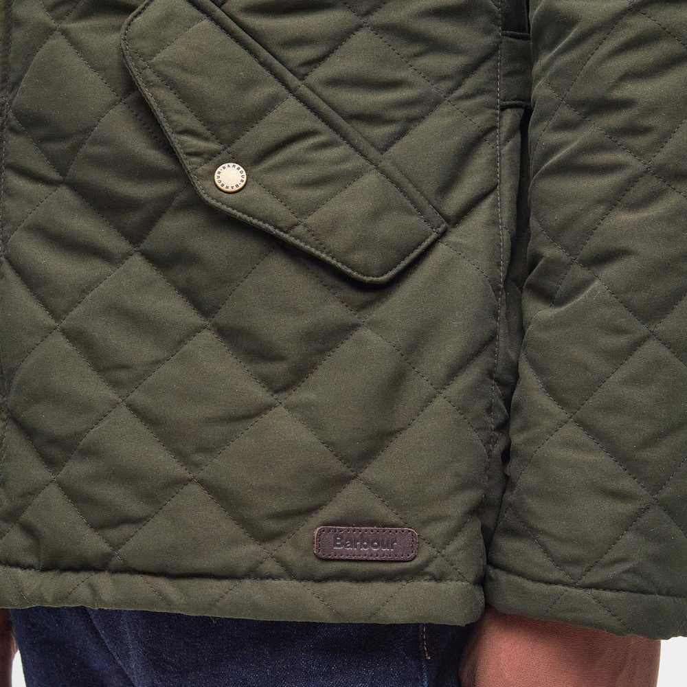 Veste matelassée Shoverler Quilted Jacket Olive - Barbour