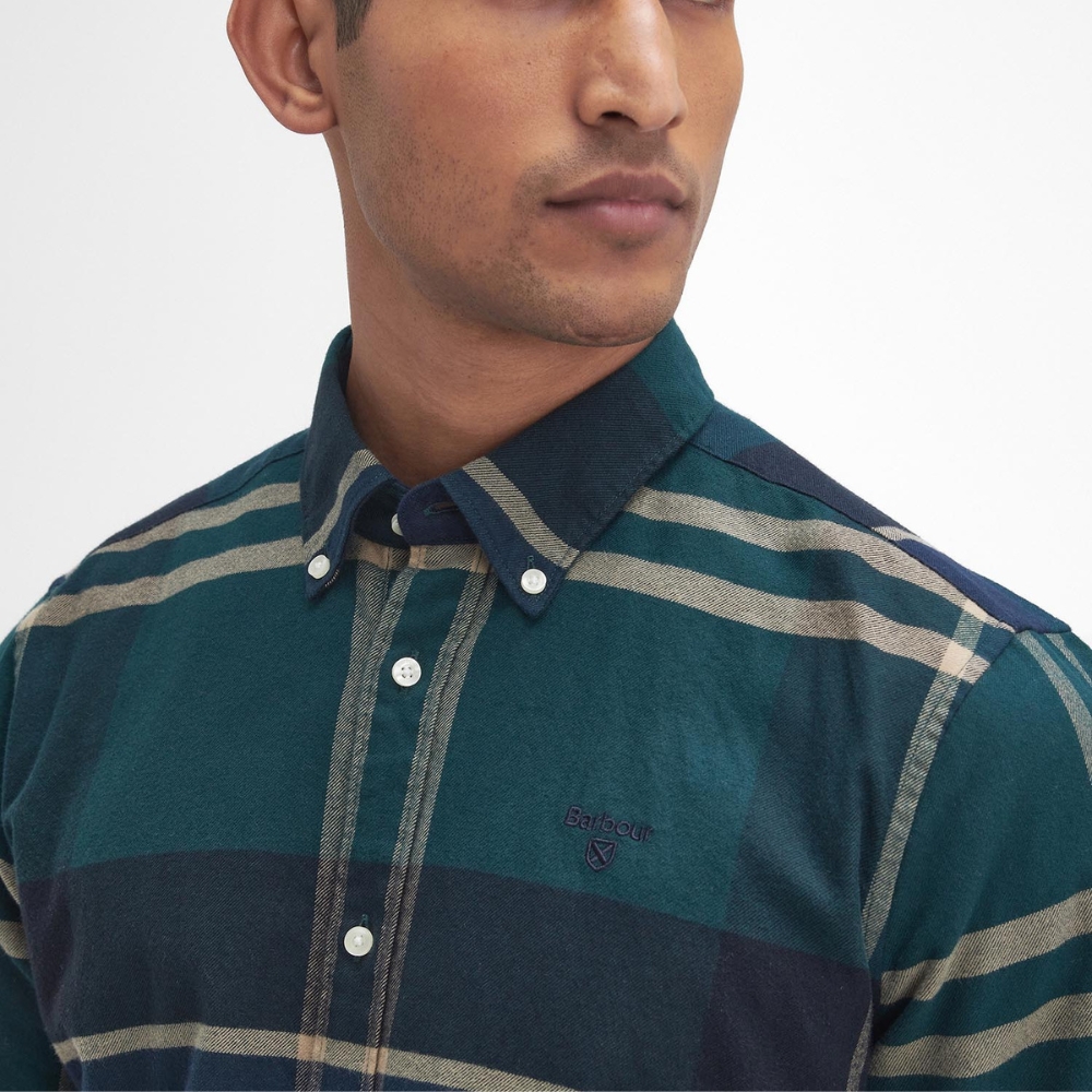 Chemise Iceloch Tailored Tartan Green Loch - Barbour