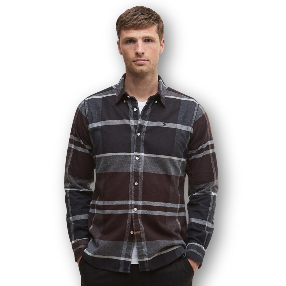 Chemise Iceloch Tailored Tartan Midnight - Barbour
