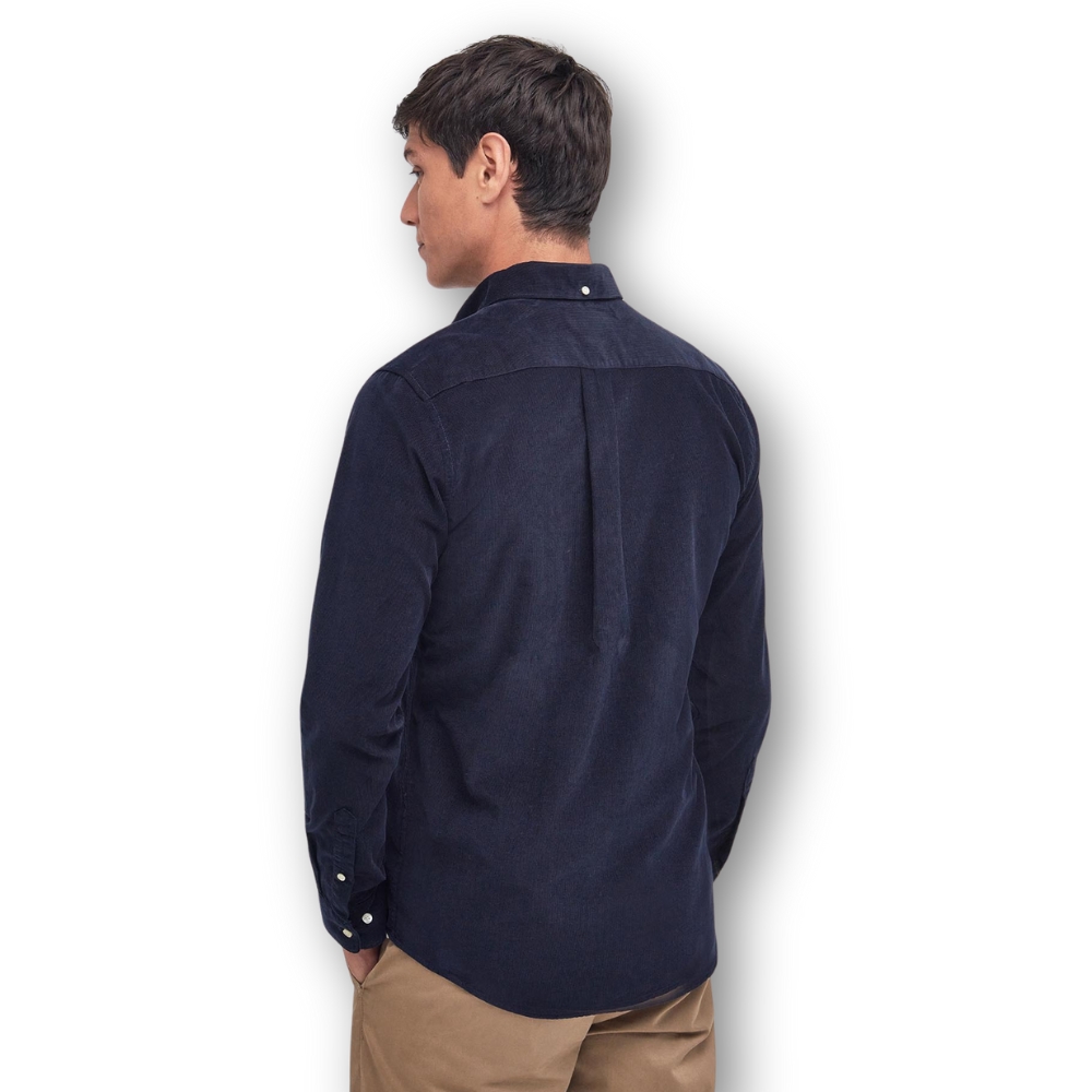 Chemise en velour Ramsey Tailored Bleu - Barbour