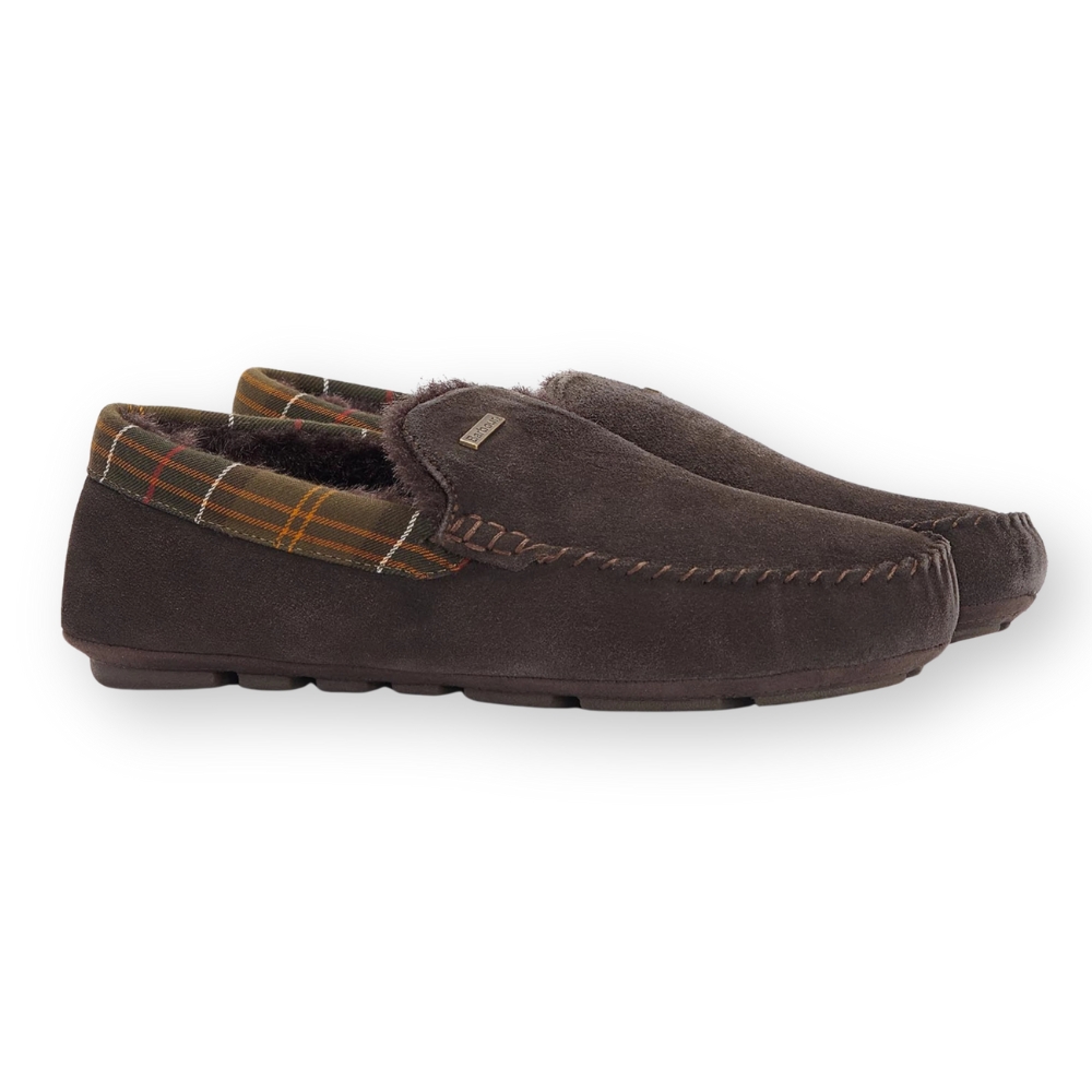 Chaussons mocassin Monty Slipper Brun - Barbour