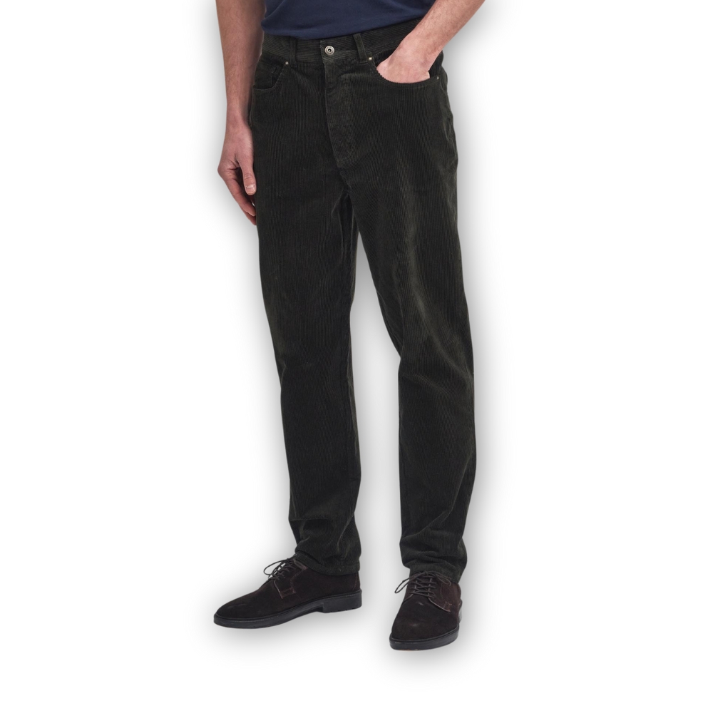 Pantalon en velour Stretch Cord Regular Vert - Barbour