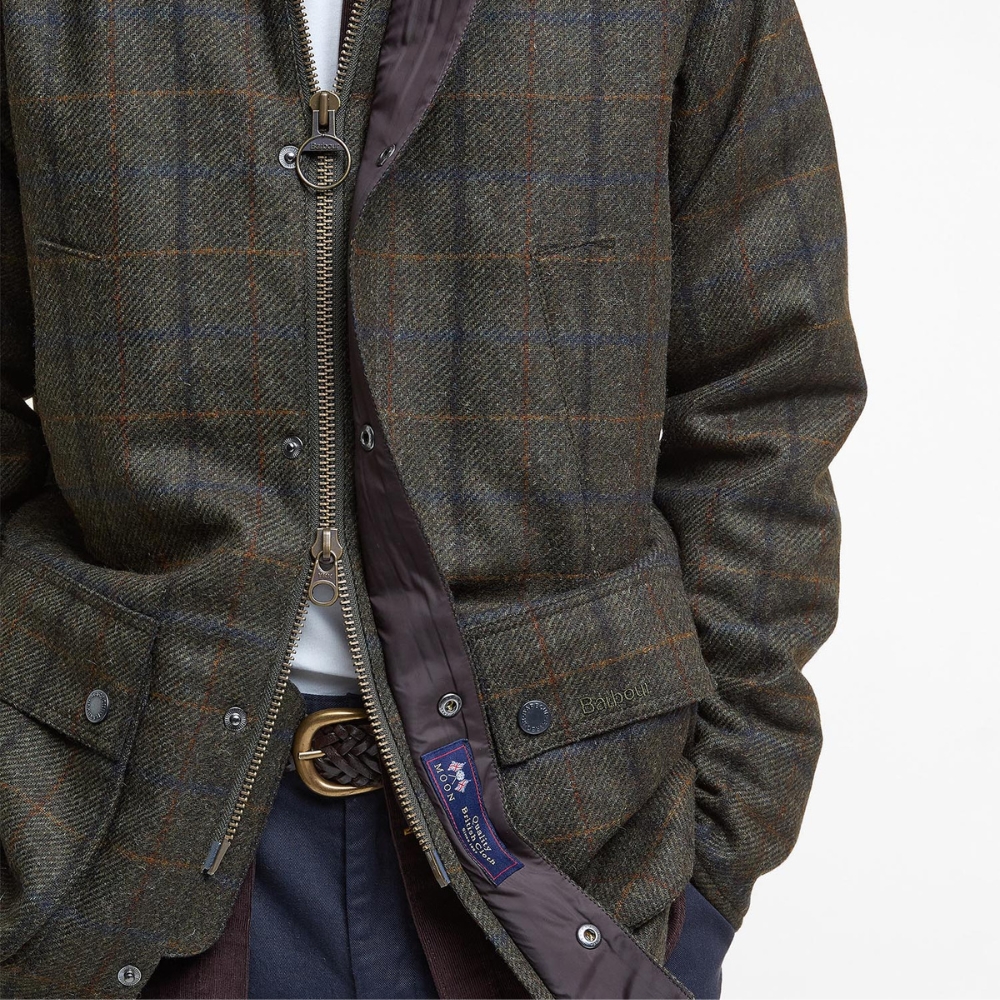 Veste en Tweed Bedale Check Wool - Barbour