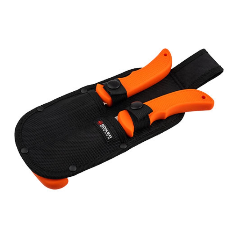 Set Boker 3 couteaux pour gibier - Lame, scie et couteau d'éviscération