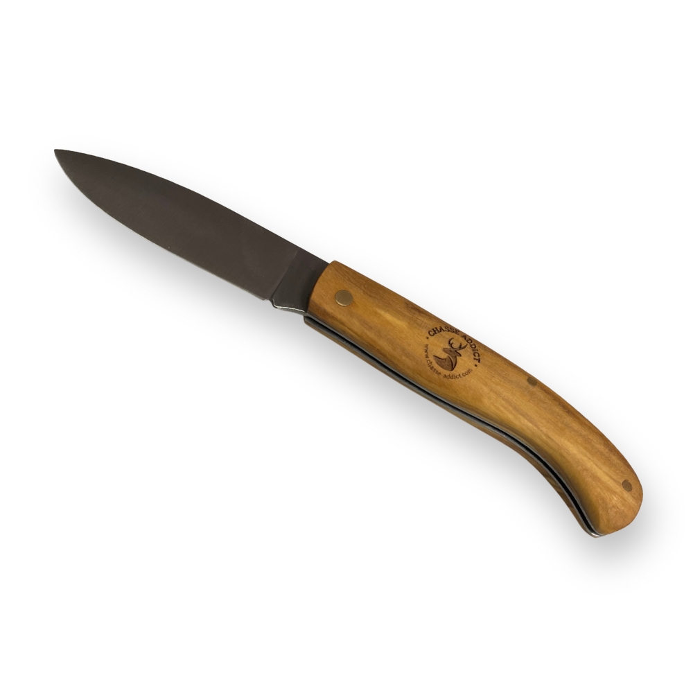 Couteau pliant en olivier - Chasse Addict