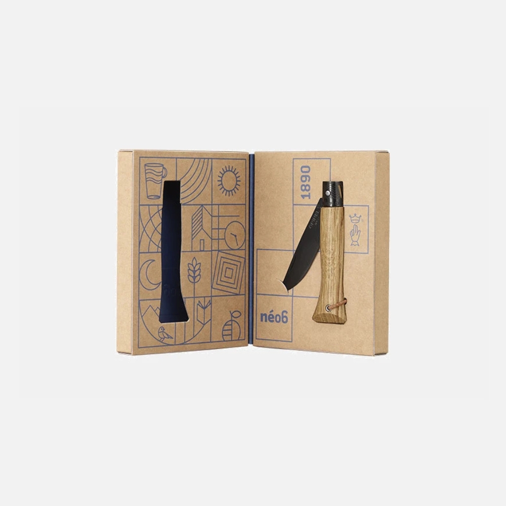 Opinel Opiflex N06 Chêne Black - Couteau pliant de poche