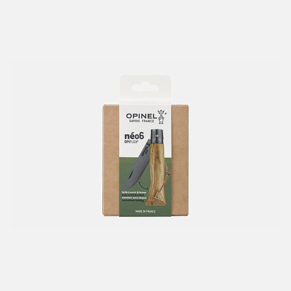Opinel Opiflex N06 Chêne Black - Couteau pliant de poche