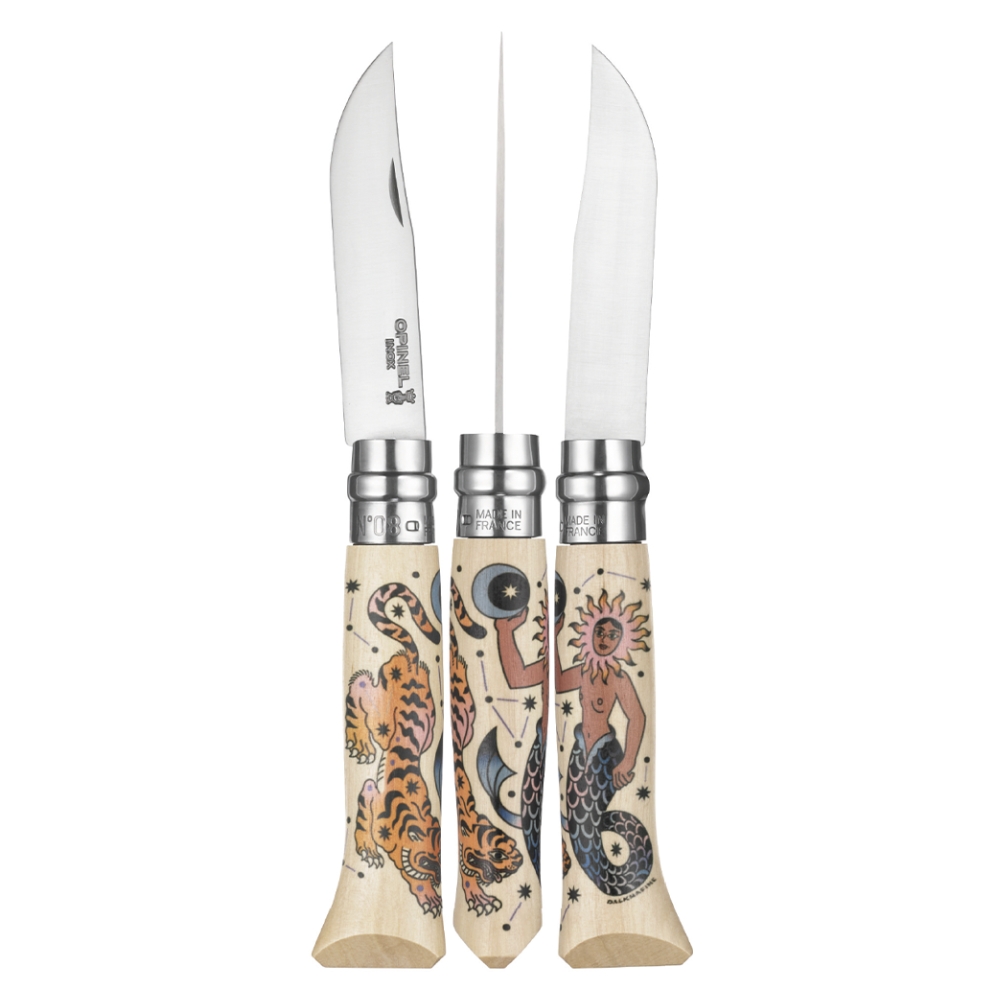 Opinel N 08 Cosmos Dalkhafine - Couteau Poche Édition Limitée