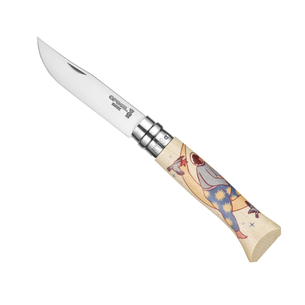 Opinel N 08 Cosmos Asile - Couteau Poche Srie Limite Numrote