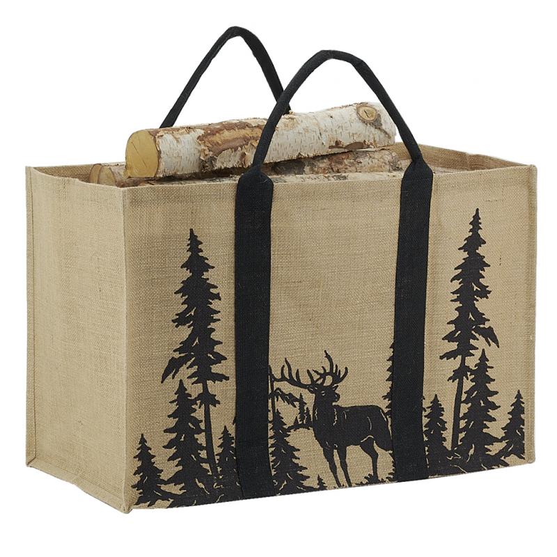 Grand Sac Cabas Jute Multi-Usage : Transport, Bois, Courses