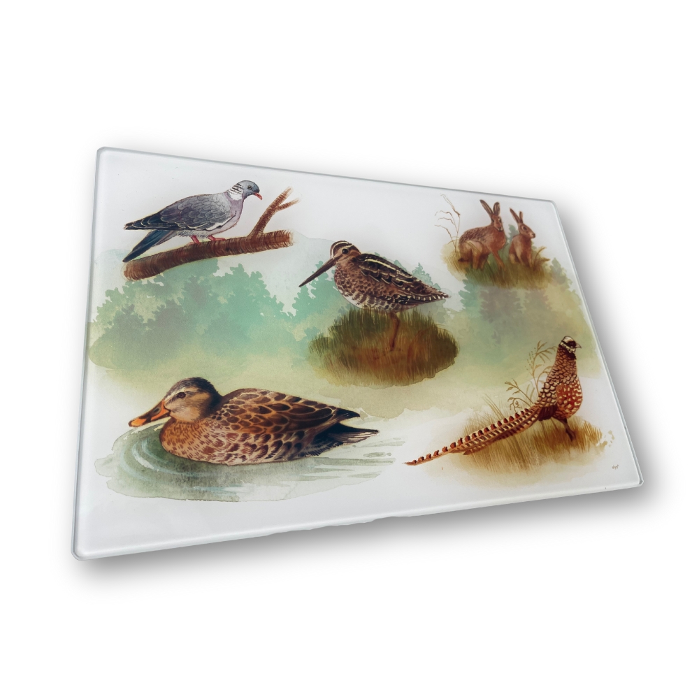 Plateau 4-en-1 Petit Gibier 30x20 : Planche  Dcouper XL