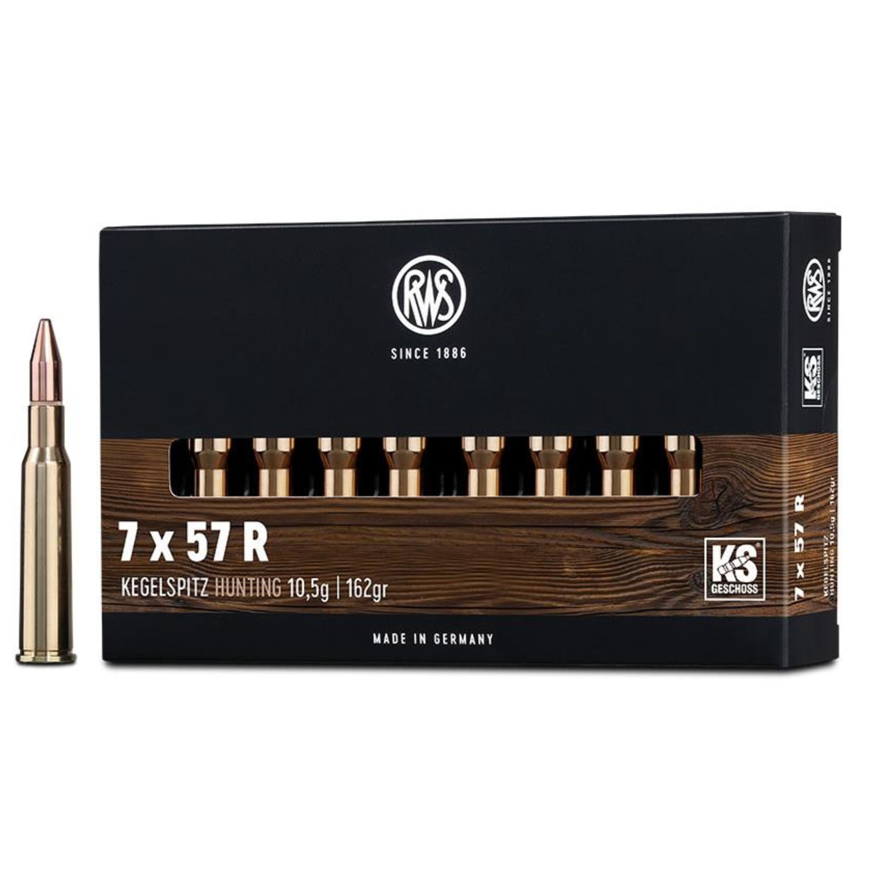 RWS 7x57 R KS 10.5g 162gr