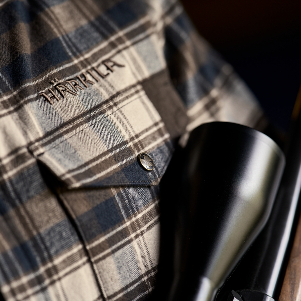 Chemise Aivak L/S Turkish coffee - Härkila