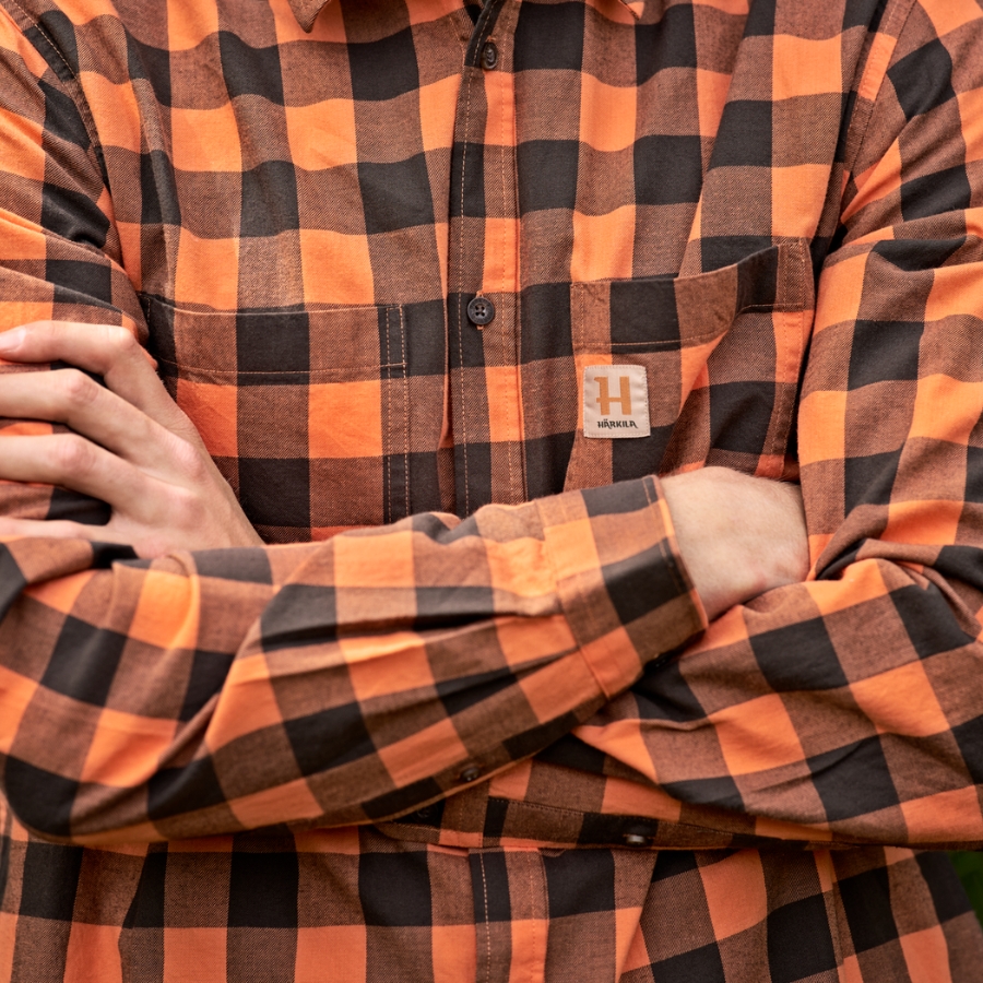 Chemise Scandinavian Mandarin Check - Härkila