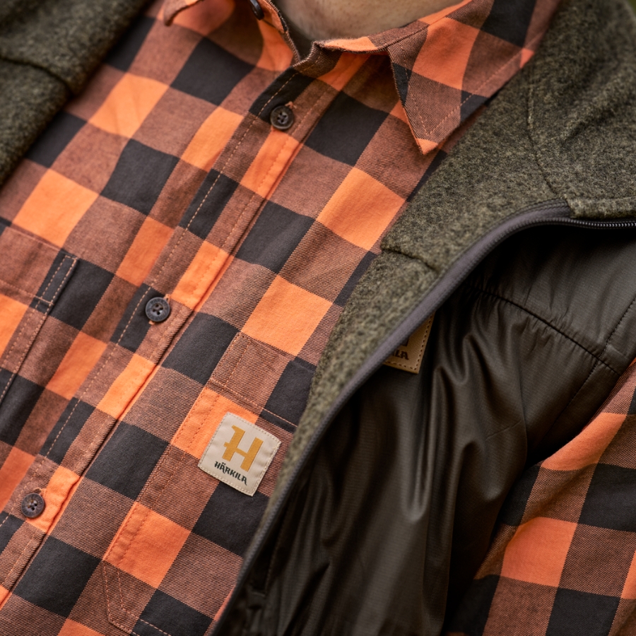 Chemise Scandinavian Mandarin Check - Härkila