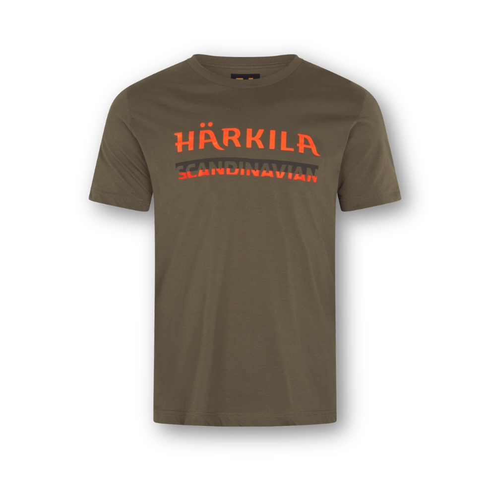 T-shirt Scandinavian Gape Leaf Orange - H�rkila