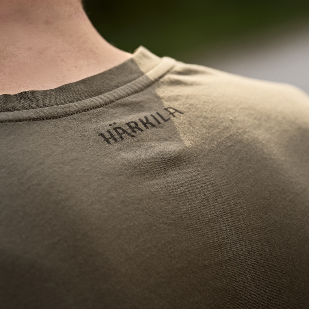 T-shirt Scandinavian Gape Leaf Orange - Härkila