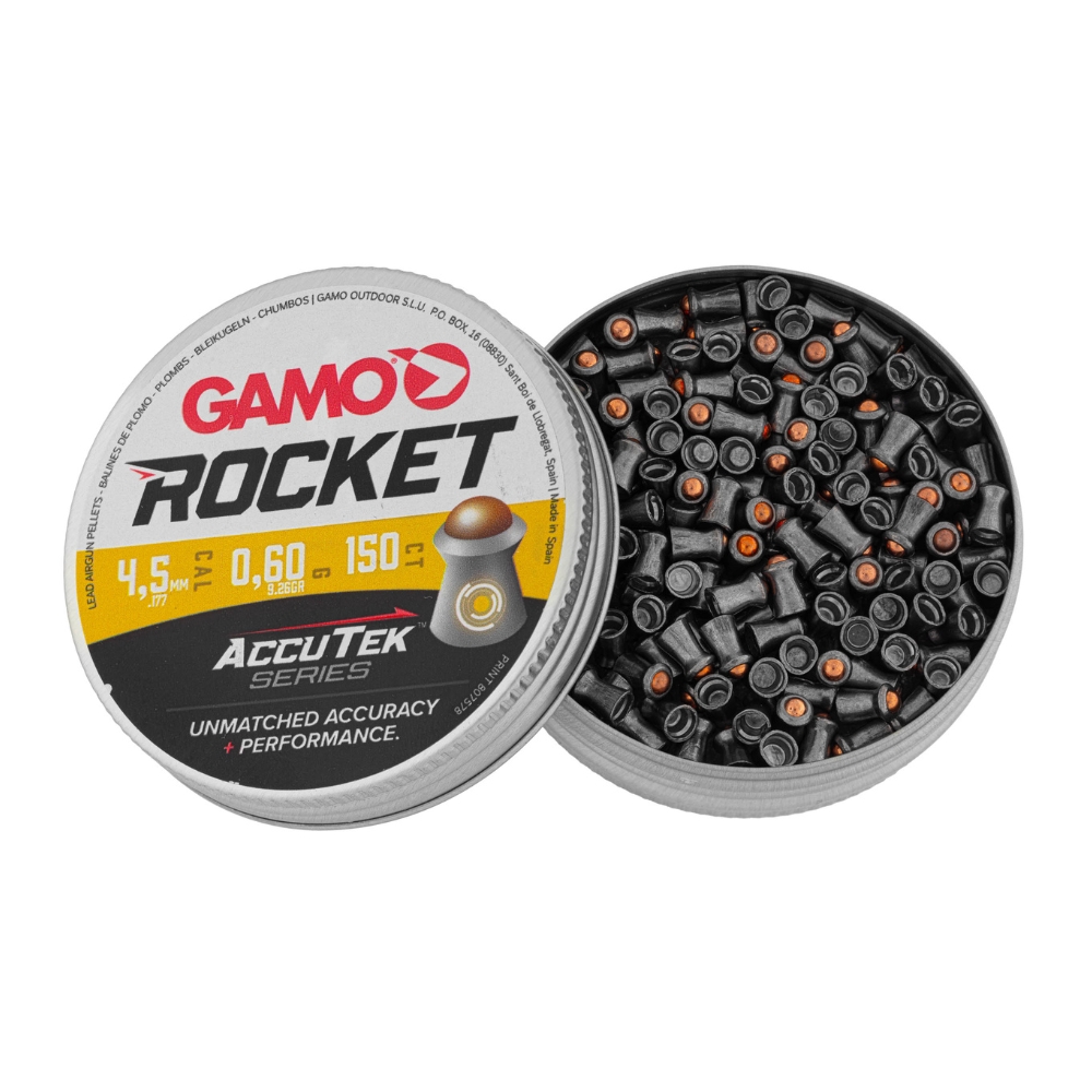 Plombs Gamo Rocket Accutek 4,5 mm (boite de 150)