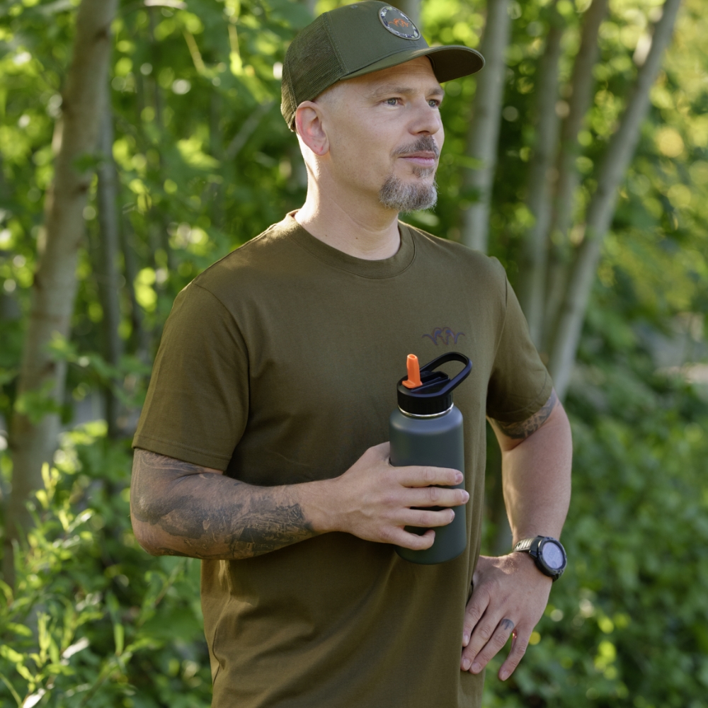 T-shirt Blaser Argali Badge T 26 - Phantom Gris Anthracite