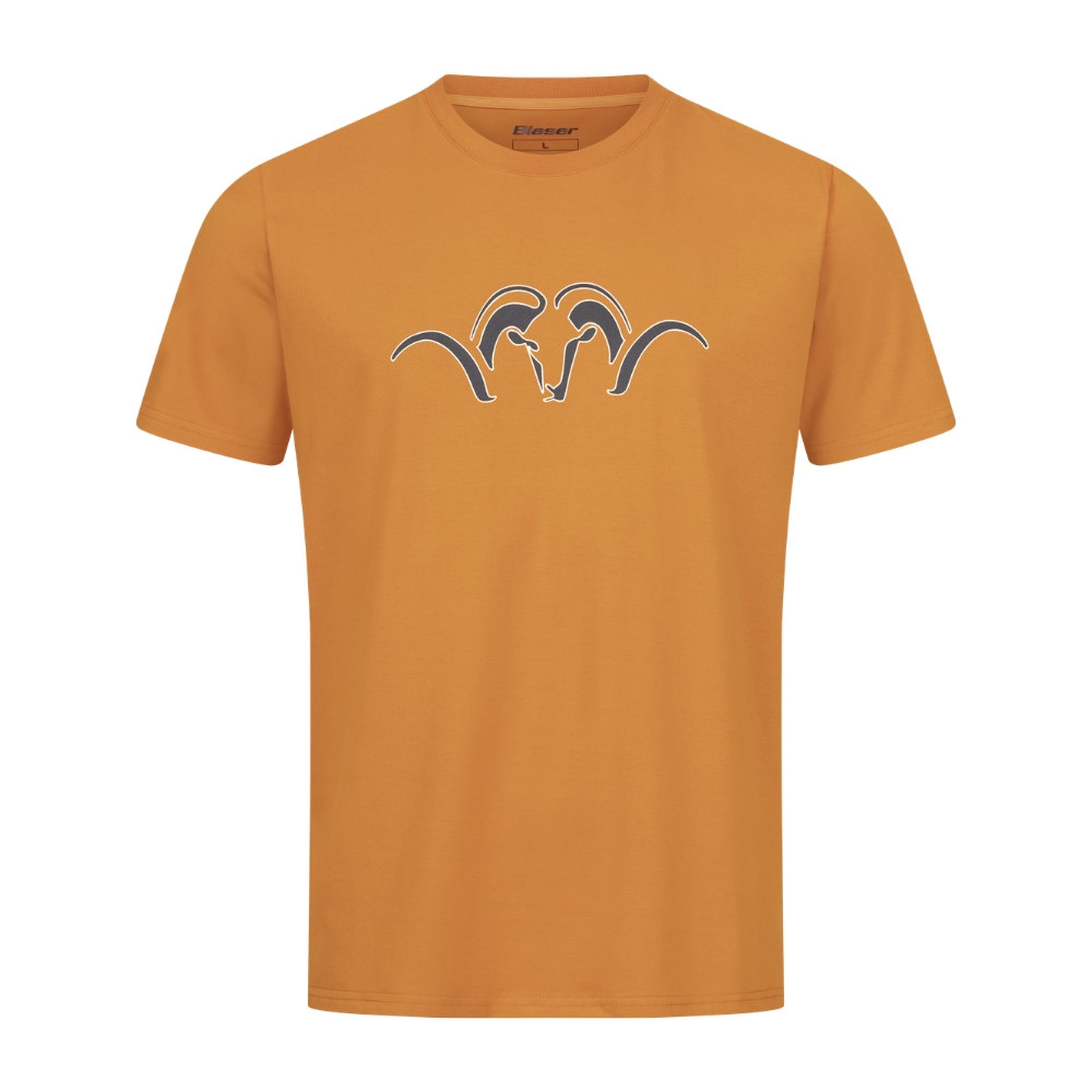 T-shirt Blaser Argali Outline T 26 - Orange Rust Homme