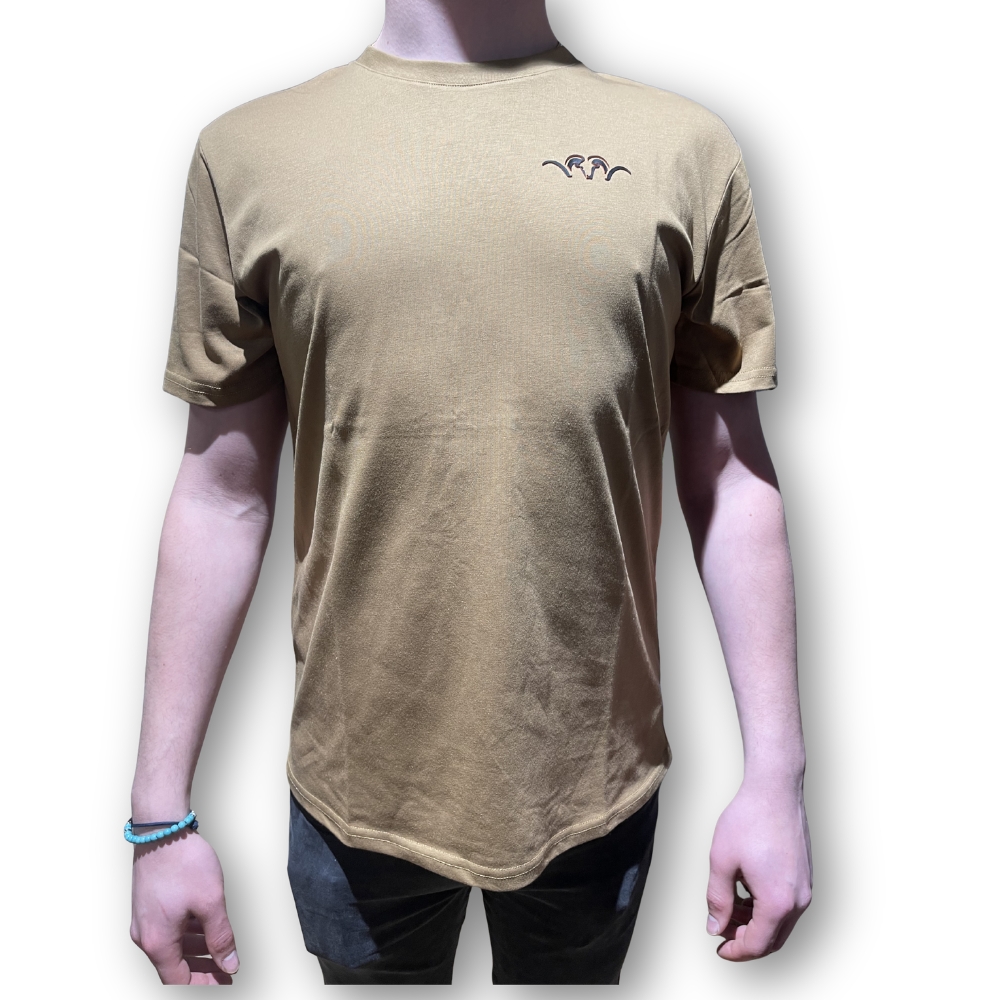 T-shirt Blaser Argali Badge T 26 - Matt Gold Or Mat Homme