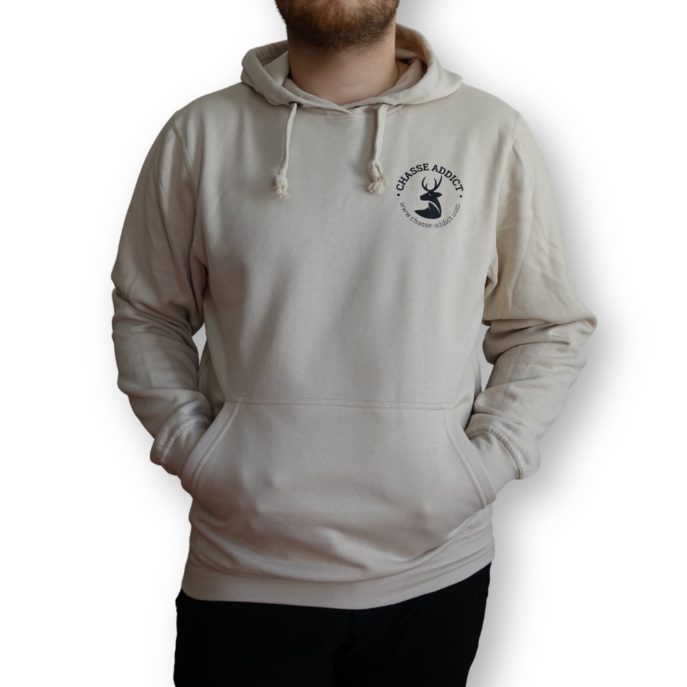Sweat � Capuche Chasse Addict Signature Sandstone