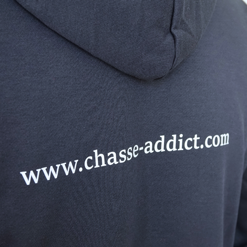 Sweat à Capuche Chasse Addict Signature Heritage Navy 