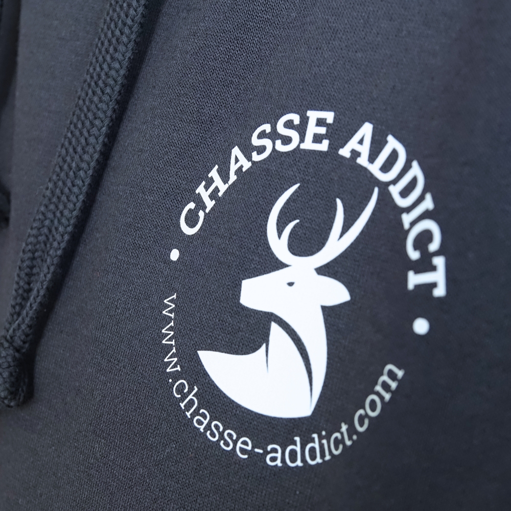 Sweat à Capuche Chasse Addict Signature Heritage Navy 