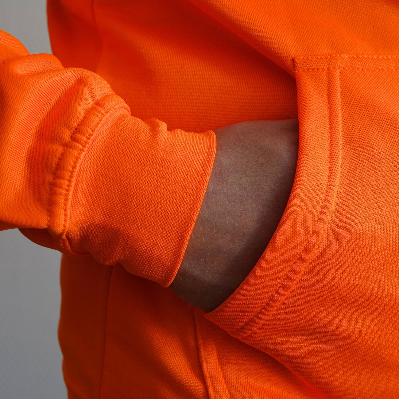 Sweat à Capuche Chasse Addict Signature Safety Orange HV