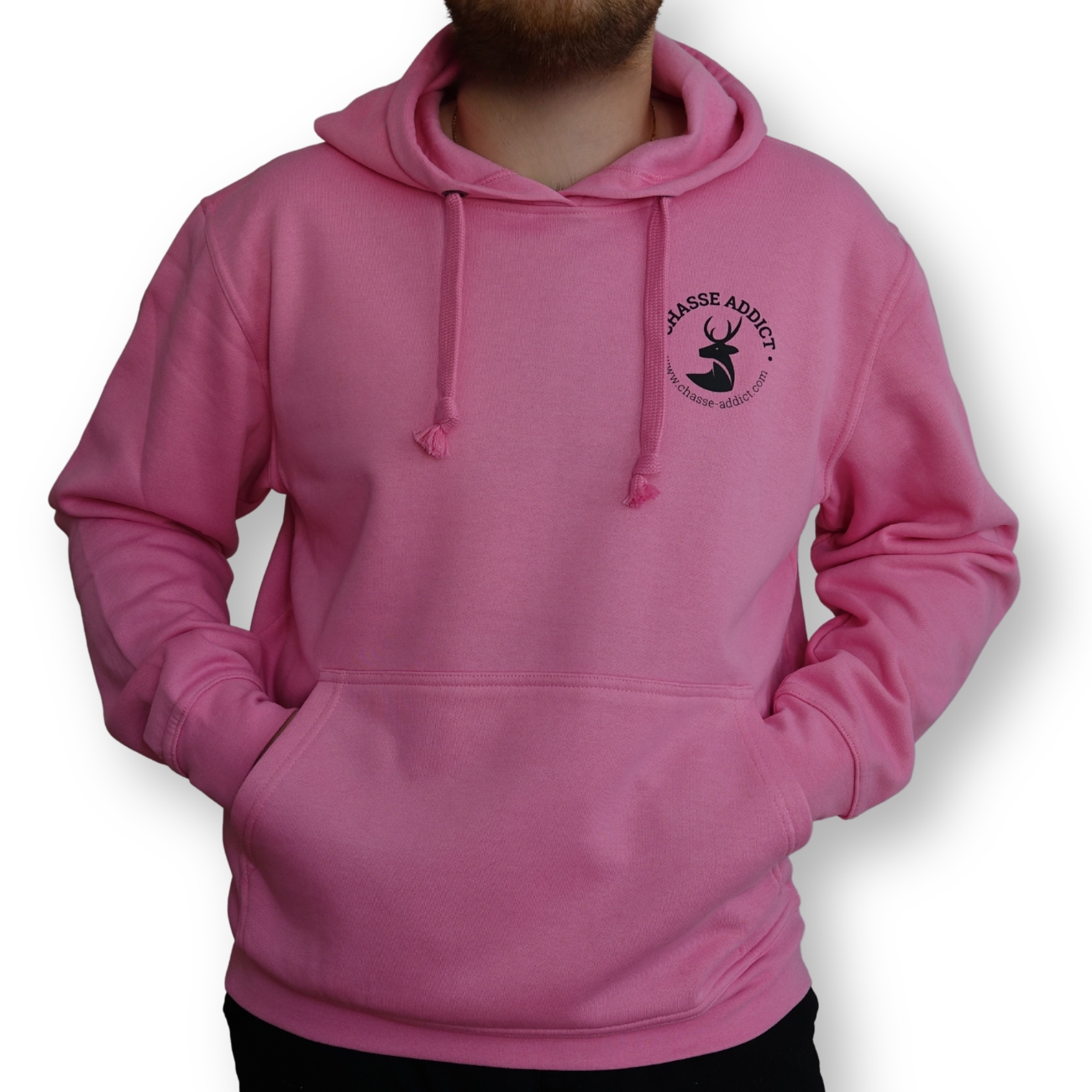 Sweat � Capuche Chasse Addict Signature Pink Edition Homme