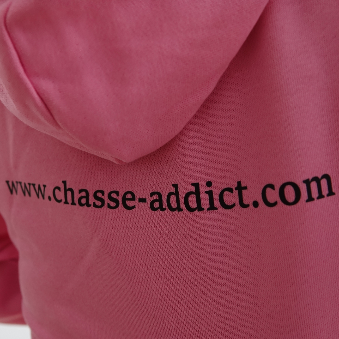 Sweat à Capuche Chasse Addict Signature Pink Edition Femme