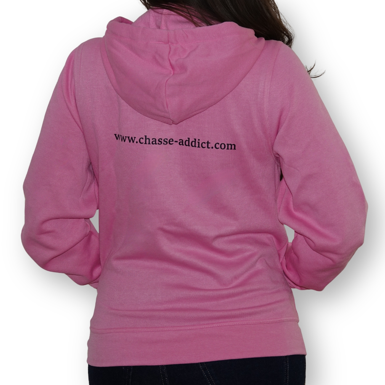 Sweat � Capuche Chasse Addict Signature Pink Edition Femme