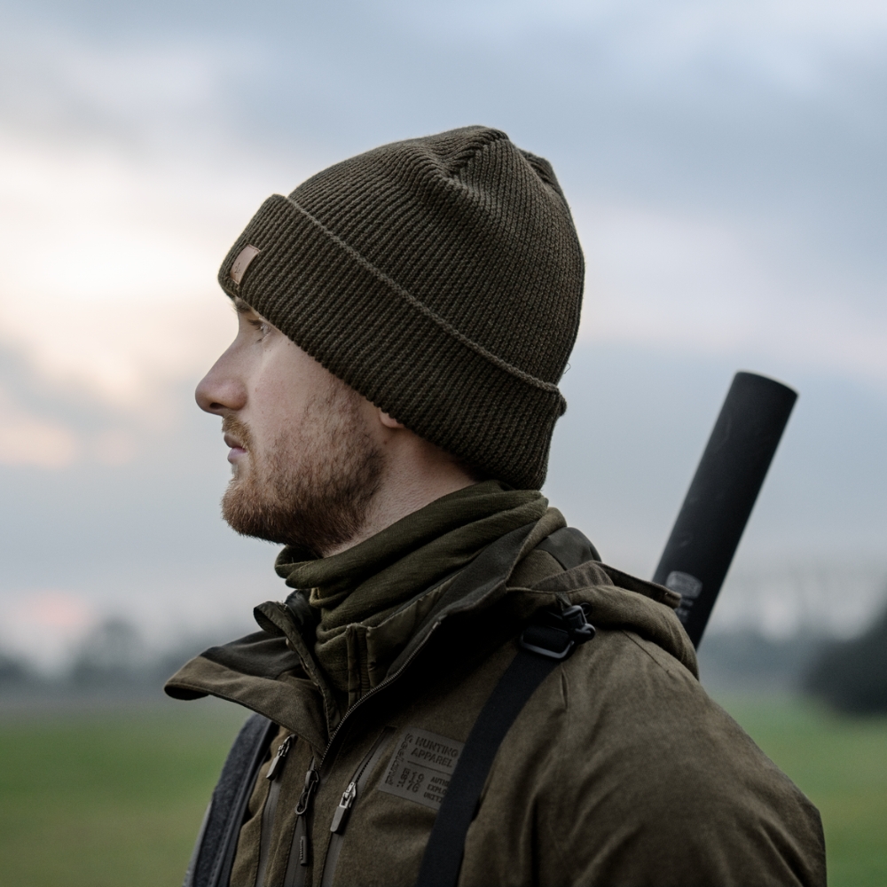 Bonnet Laine M�rinos Seeland Haze Membrane - Coupe-vent