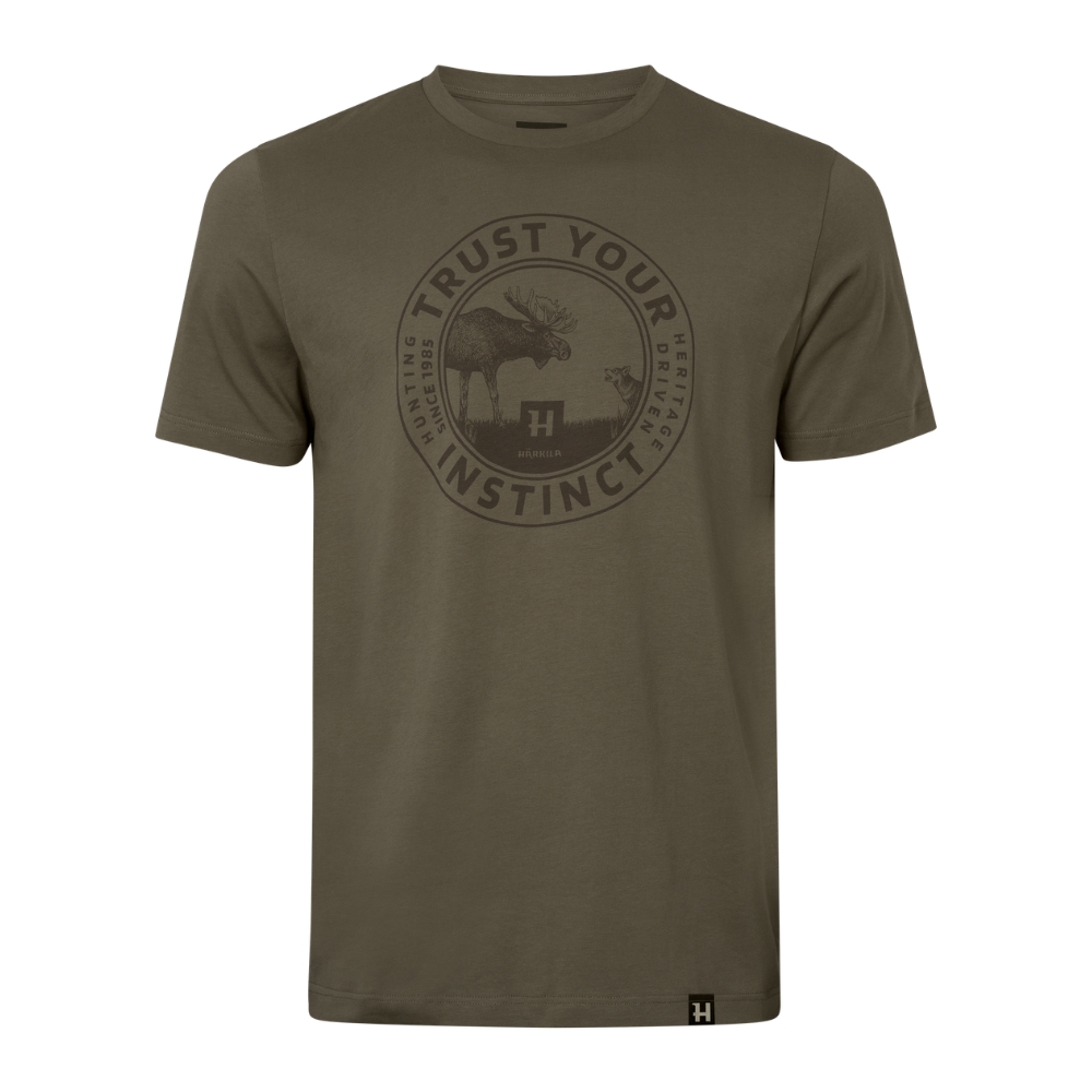 T-Shirt H�rkila Moose S/S - Vert