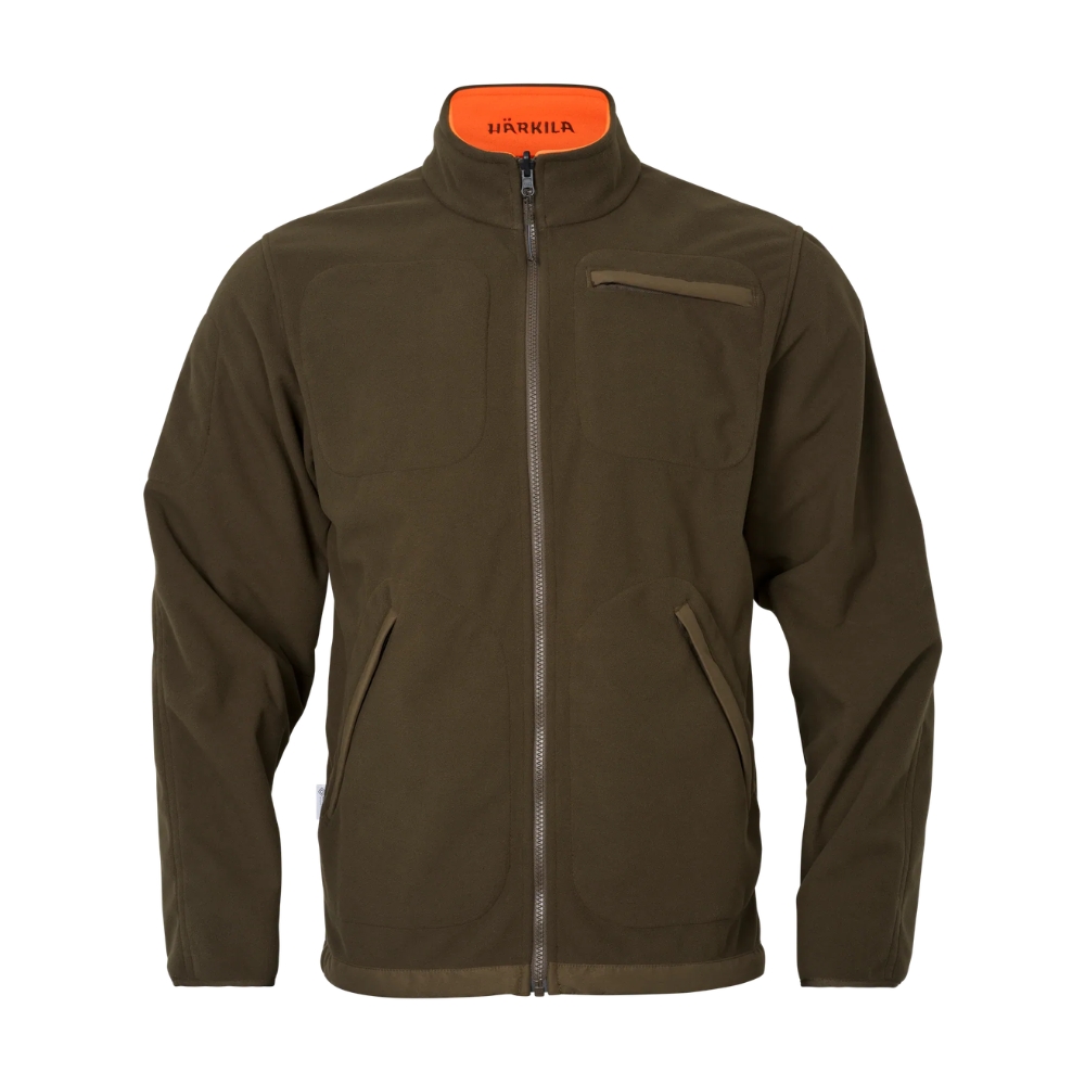 Veste Polaire Réversible Härkila Kamko Blaze Orange / Vert
