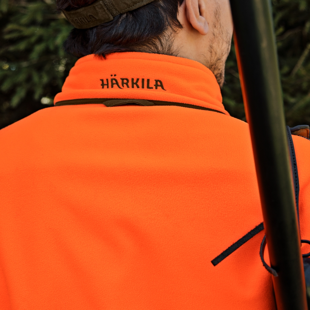 Veste Polaire Réversible Härkila Kamko Blaze Orange / Vert