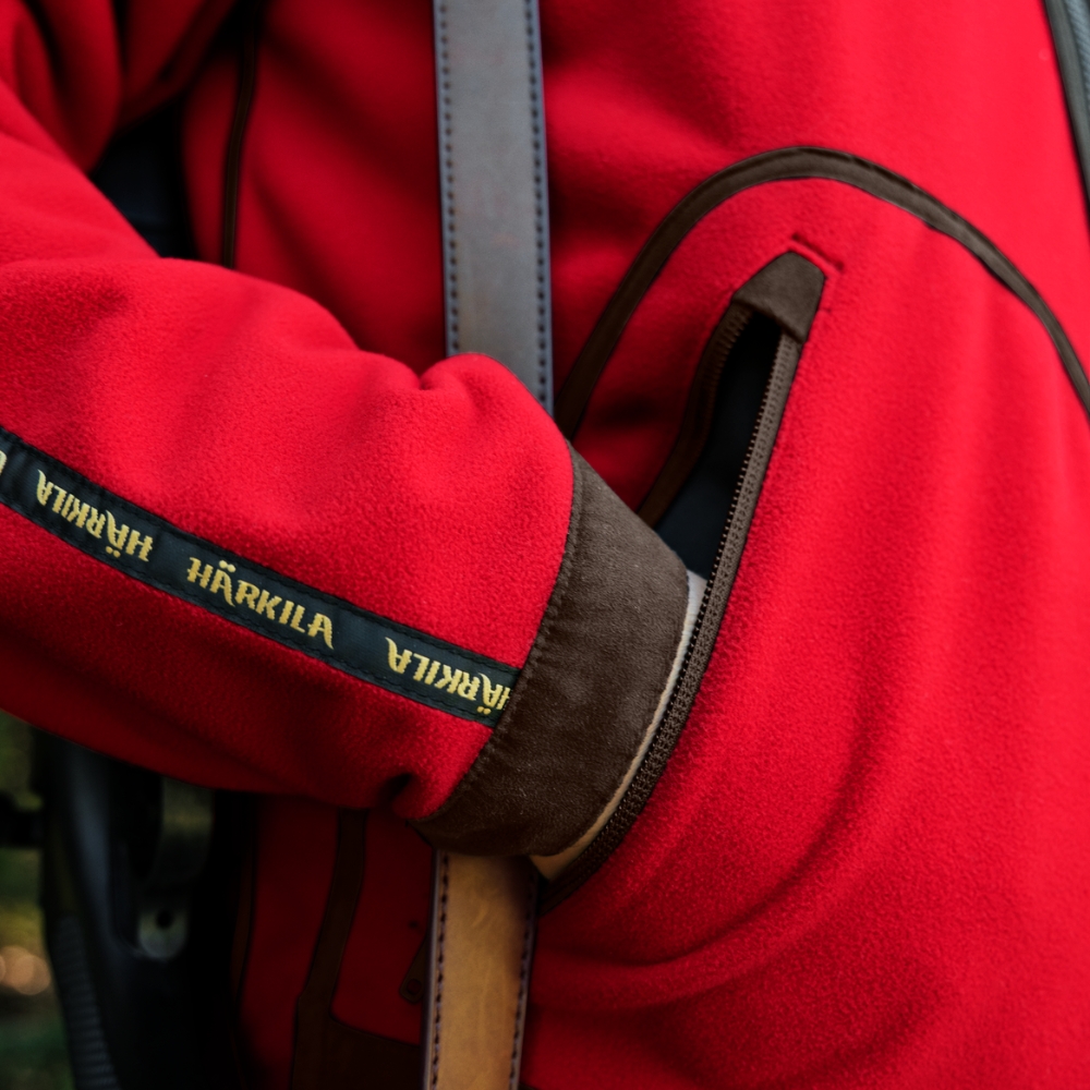 Veste Polaire Réversible Härkila Kamko Regal Rouge / Brun