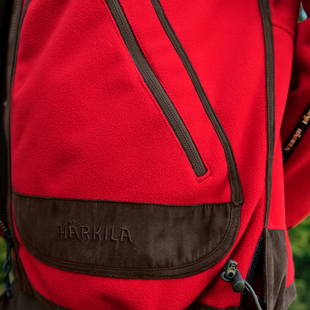 Veste Polaire Réversible Härkila Kamko Regal Rouge / Brun