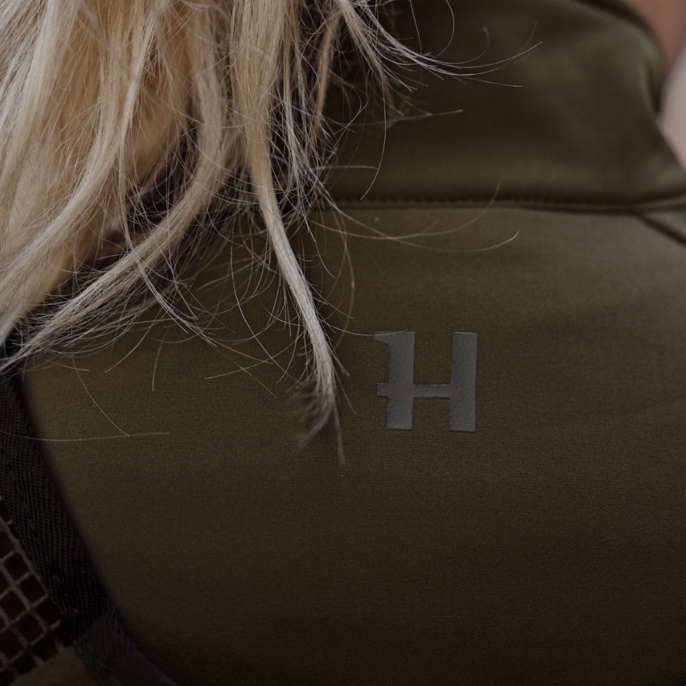 Veste Softshell Femme Härkila Scandinavian Willow Green/Shadow Brown